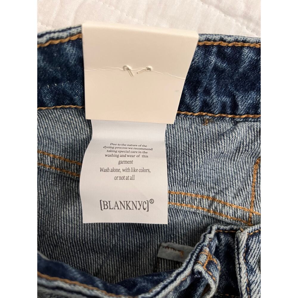 BLANK NYC Women's The Lexington Slim Straight denim jeans Med Wash Sz 27 - Picture 7 of 11